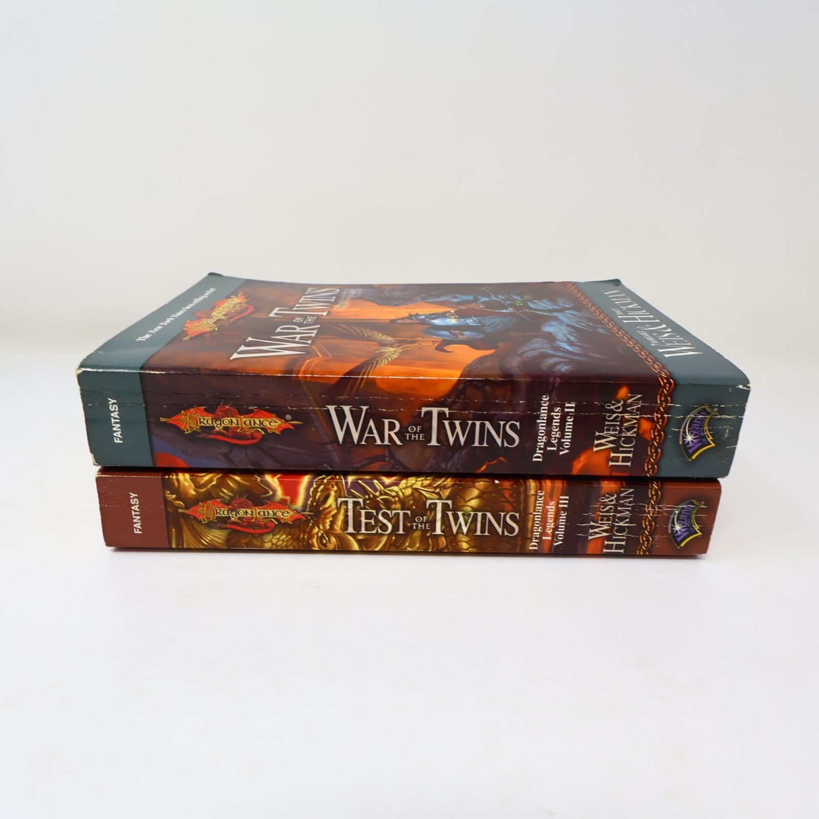 Dragonlance Legends #2-3 Lot War of the Twins/Test of the Twins Weis/Hickman PB