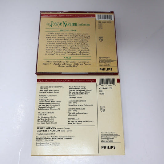 Jessye Norman 2 CD Lot Handel Schubert Schumann/The Jessye Norman Collection