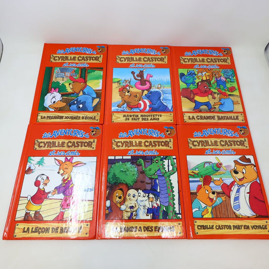 Série Complète Les Aventures de Cyrille Castor #1-27 Lot 27 Livres Kiki French