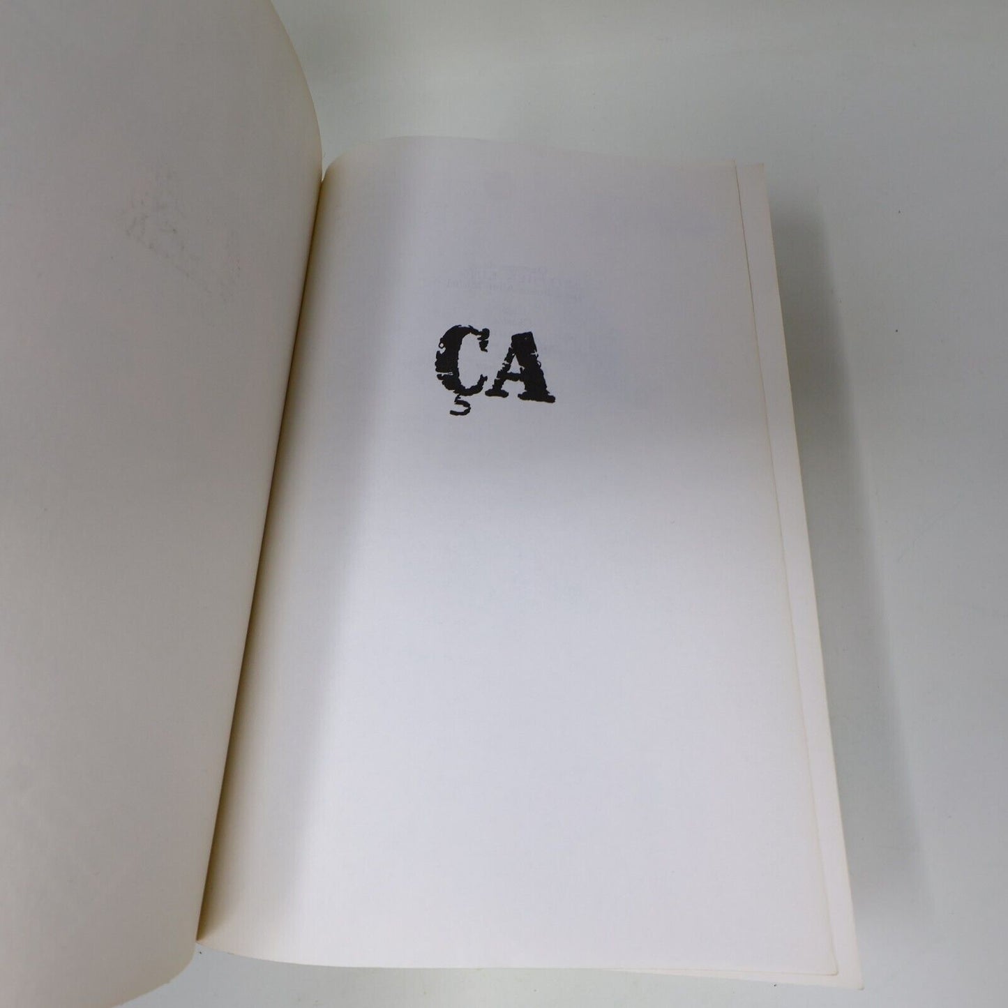 1988 Ça Tome 1 It Stephen King Paperback PB Albin Michel Clown Horreur Thriller