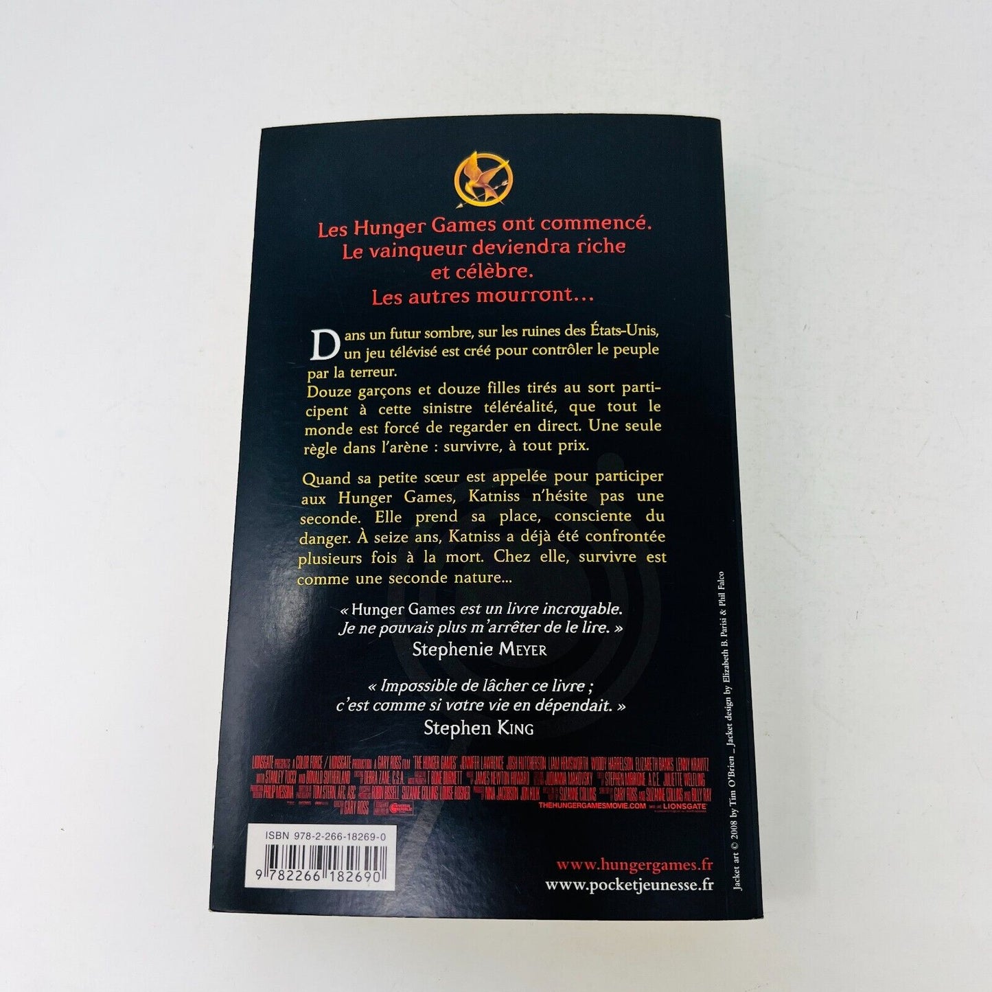Hunger Games #1-2-3 Lot Set Français/French Suzanne Collins Révolte Embrasement