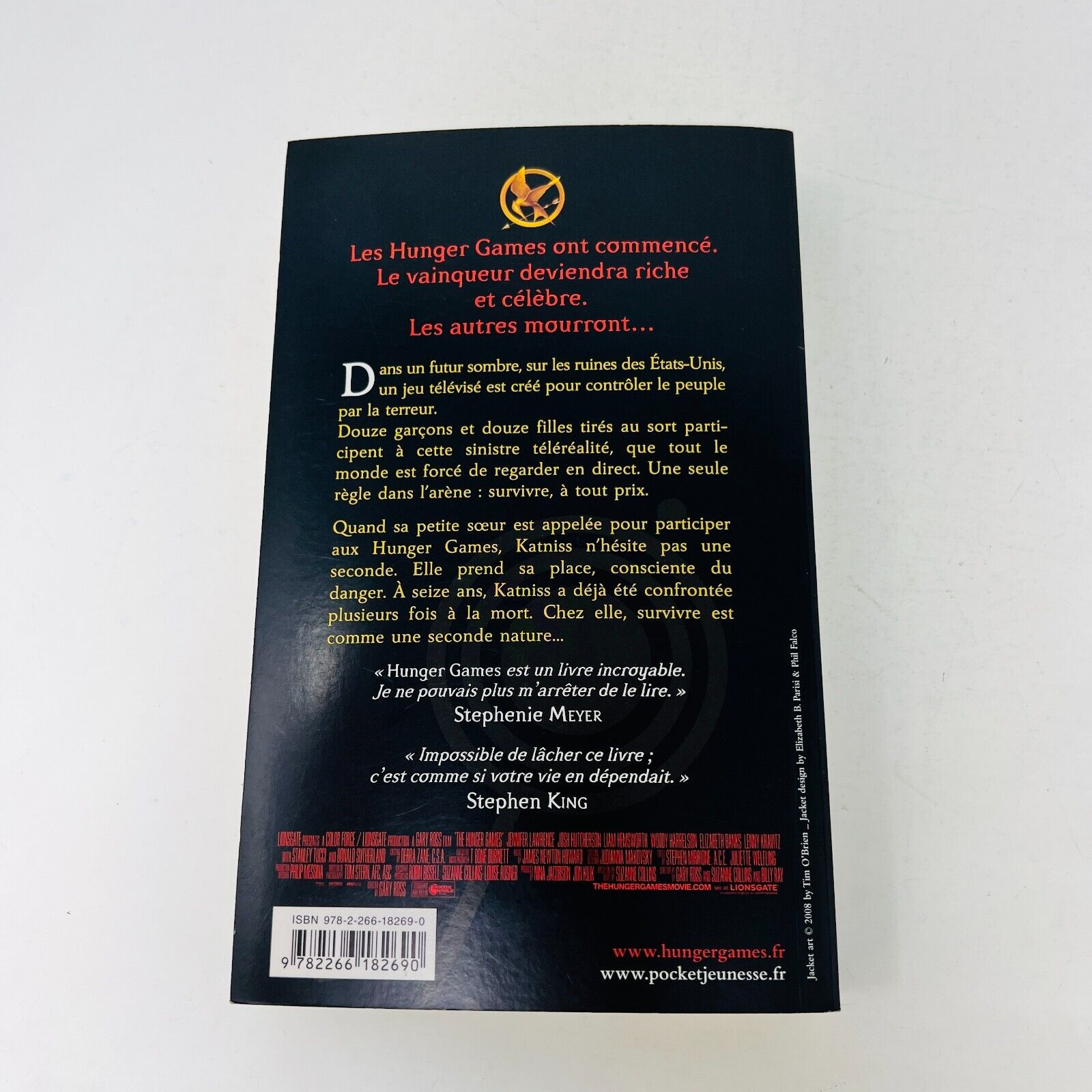Hunger Games #1-2-3 Lot Set Français/French Suzanne Collins Révolte Embrasement