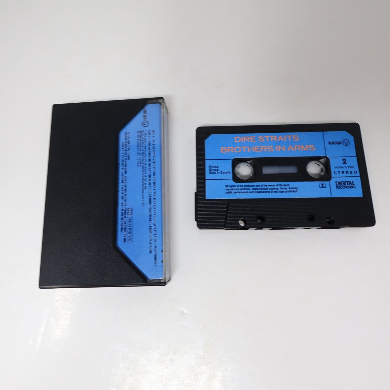Dire Straits 2 Cassettes Lot On Every Street/Brothers in Arms Money for Nothing
