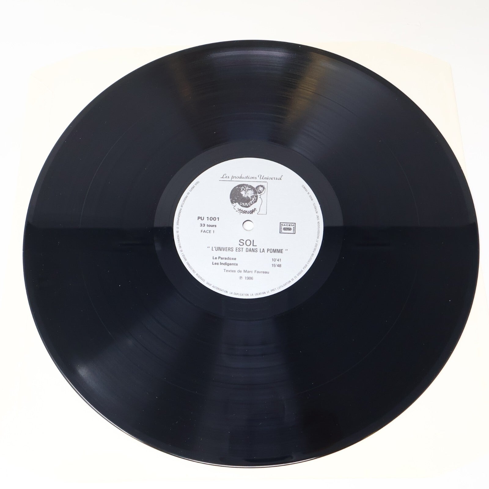 Sol/Marc Favreau Lot 5 Disques Enfin Sol/Rien Détonnant!/Interdit aux Adultes LP