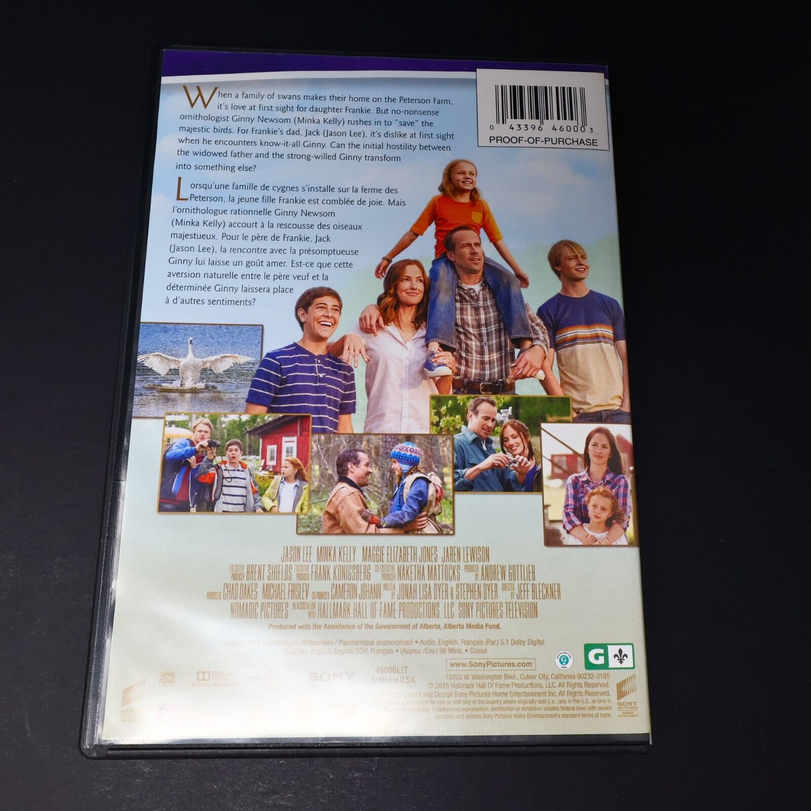 Away & Back DVD Movie Tested NTSC Jason Lee/Minka Kelly Hallmark Hall of Fame