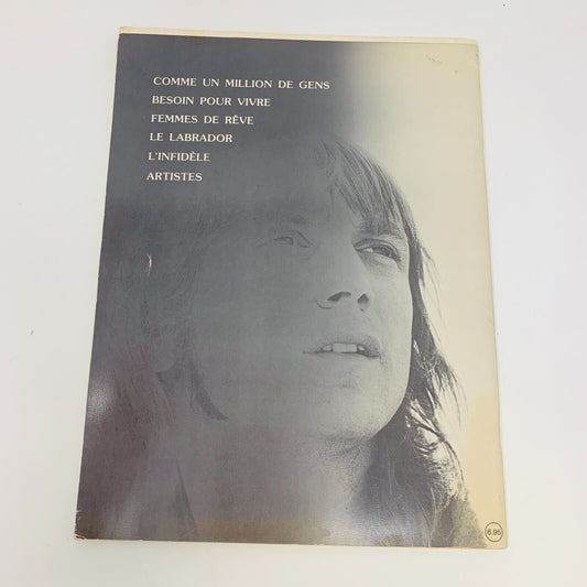 1979 Claude Dubois Partitions Songbook Chant de Mon Pays Piano Guitar Québécois