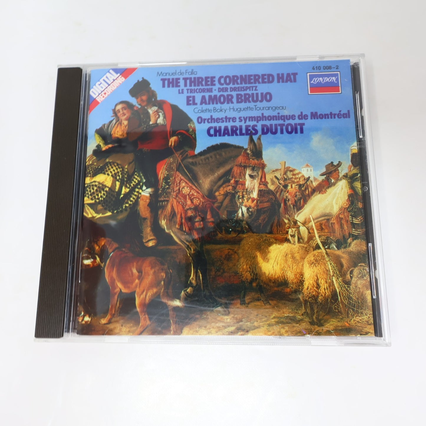 Manuel De Falla CD The Three Cornered Hat/El Amor Brujo Charles Dutoit/OSM/Boky