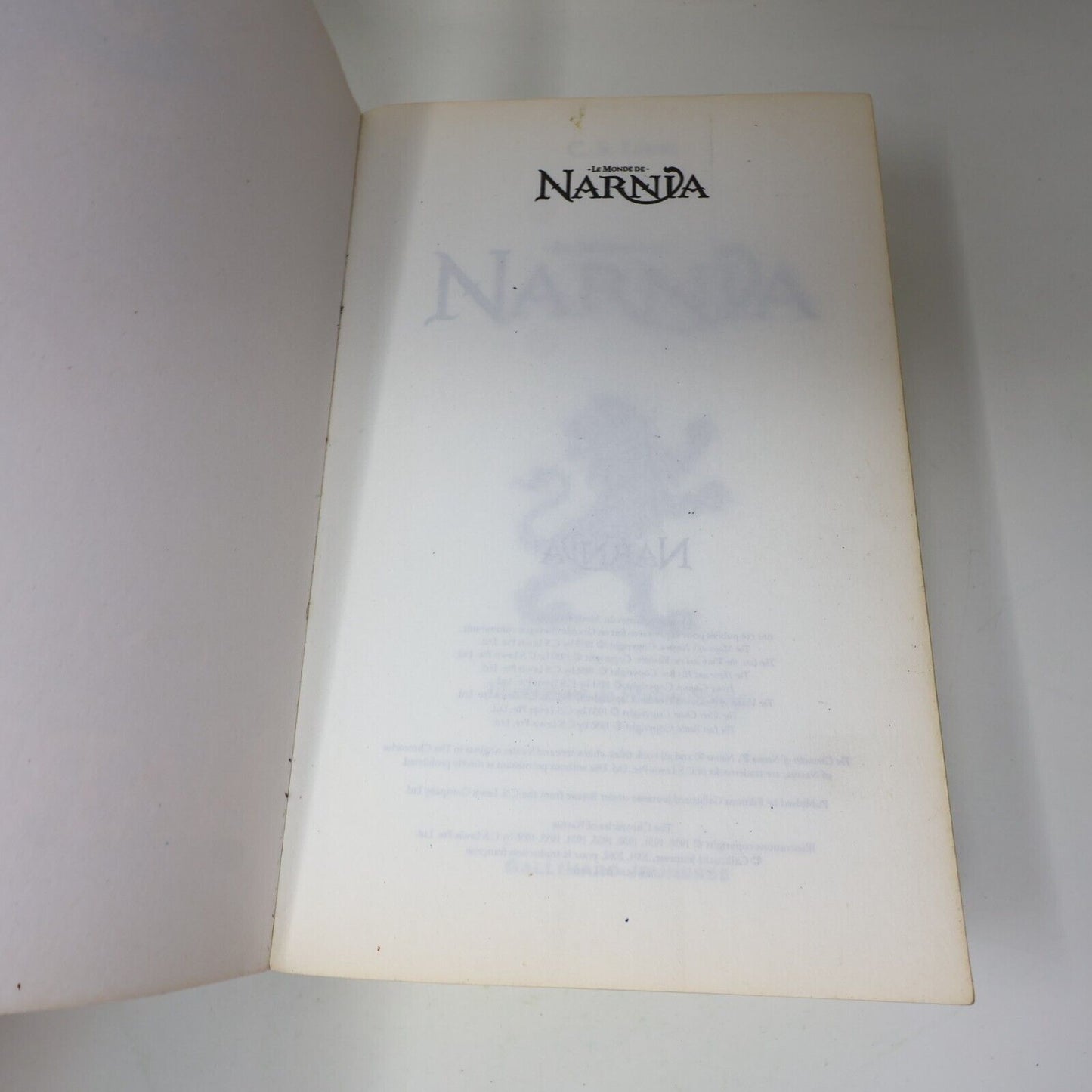 2010 Le Monde de Narnia C. S. Lewis Omnibus Fantasy Illustré Gallimard Français