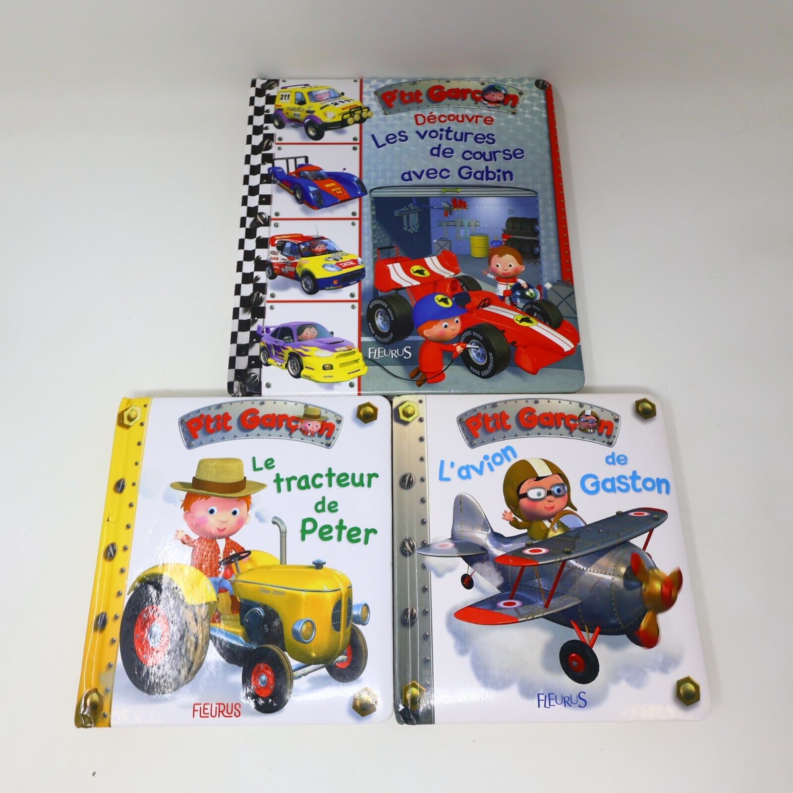 Lot 8 Livres Jeunes Enfants Cartonnés P'tit Garçon L'Imagerie Toupie Français HC