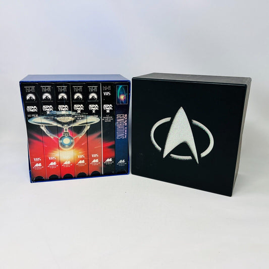 Coffret Star Trek de 7 Films VHS NTSC Testés en Français/French William Shatner