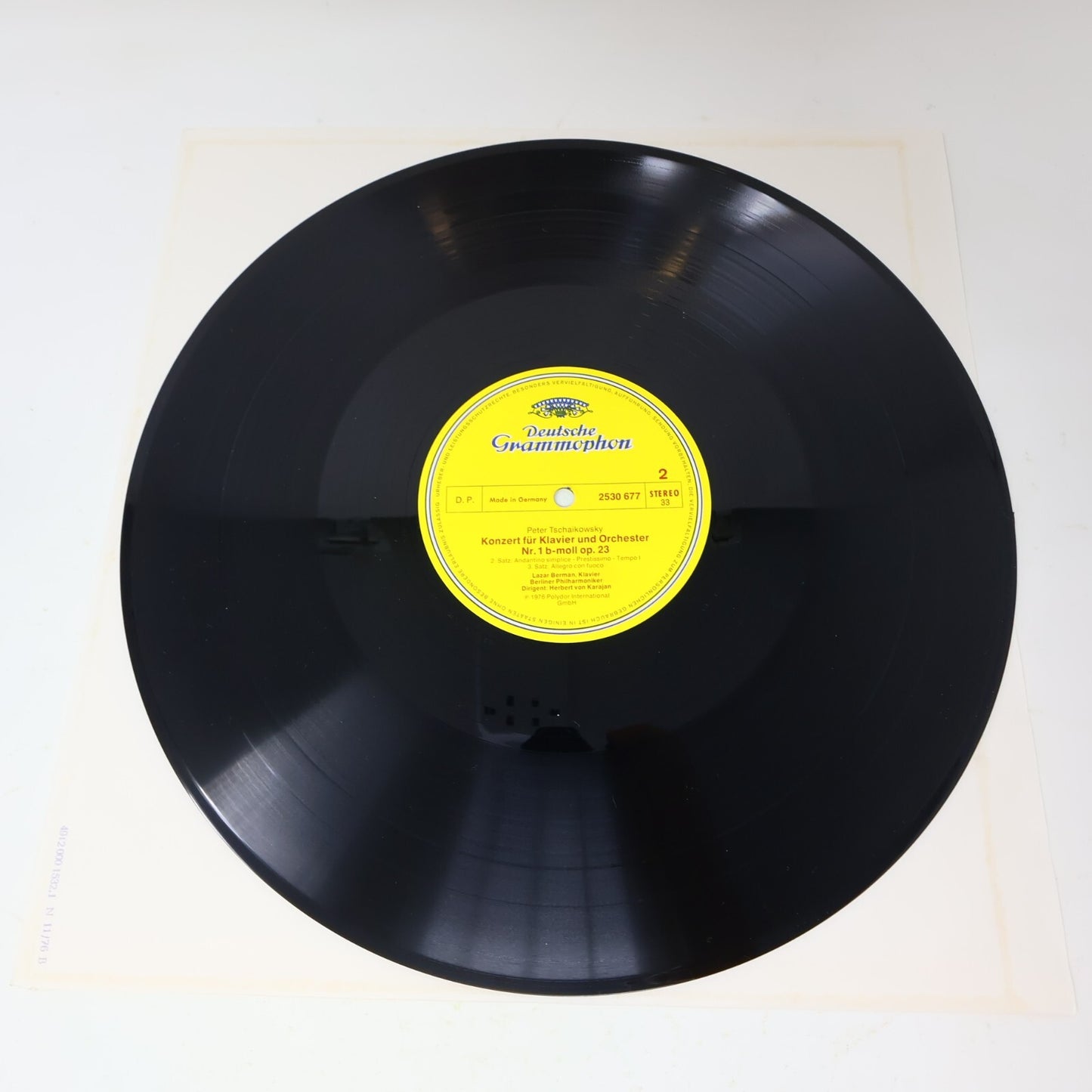 Herbert von Karajan Lazar Berman Tschaikowsky Klavierkonzert 1 Record 2530 677