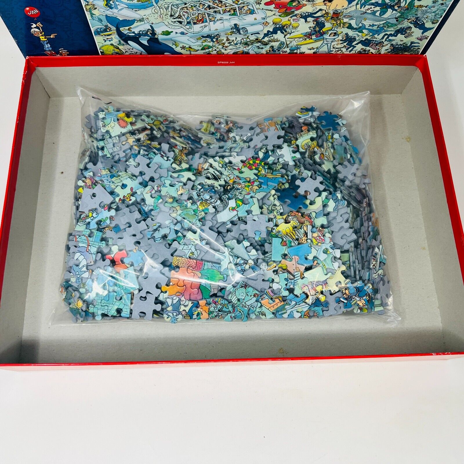 Deep Sea Fun Jumbo 17079 Complete Jigsaw Puzzle by Jan Van Haasteren 1000 Pieces