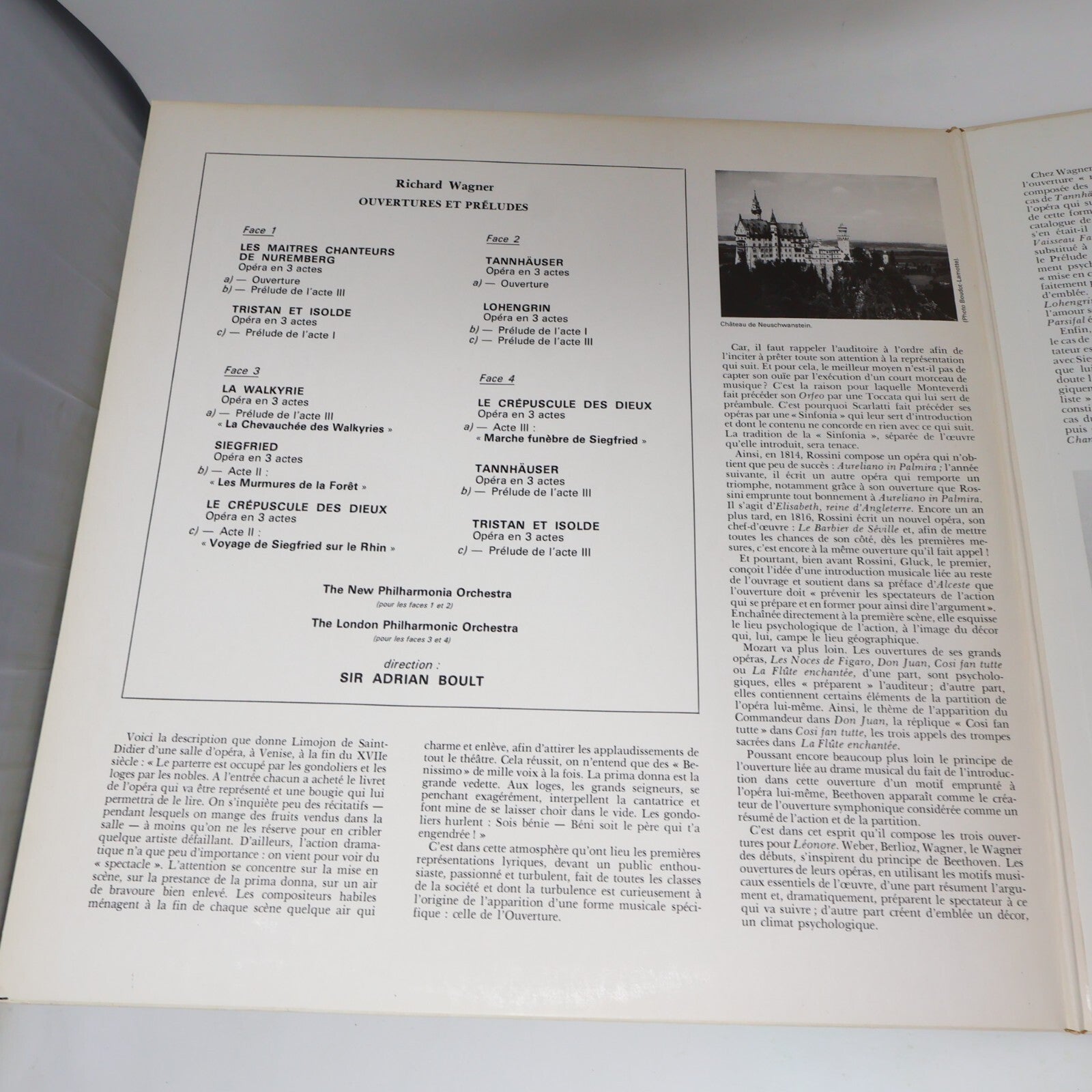 Adrian Boult Richard Wagner New Philharmonia / London 2x LP Record C 181-50352/3