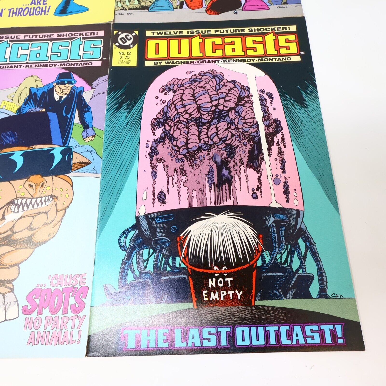 Lot 4 Comics Outcasts #9-12 Wagner/Grant/Kennedy/Montano DC 1988 80s