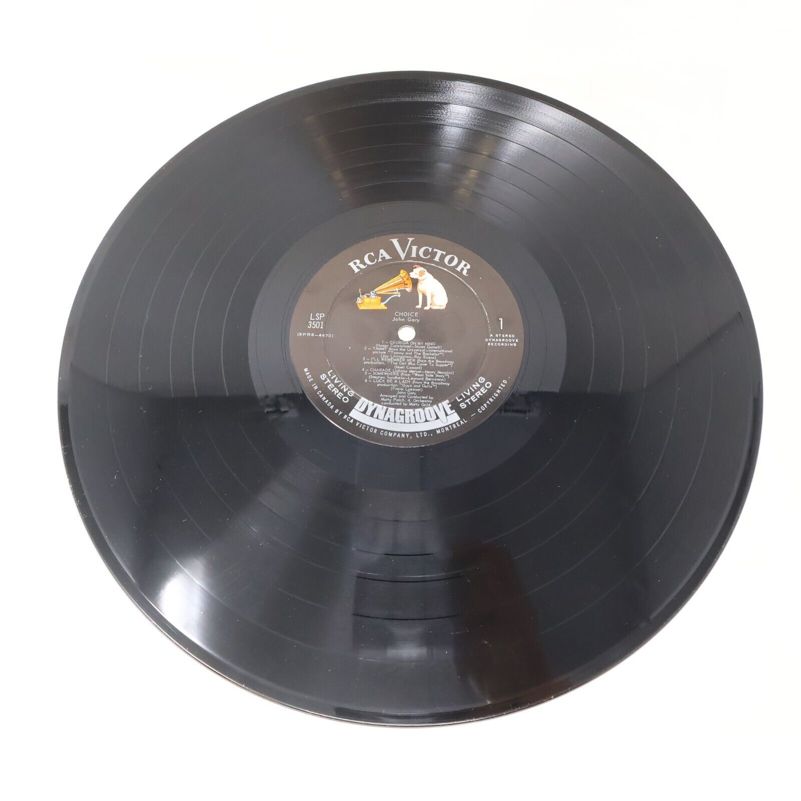John Gary Choice LP Record Vinyl RCA Victor LSP-3501 Canada I'll Be Seeing You