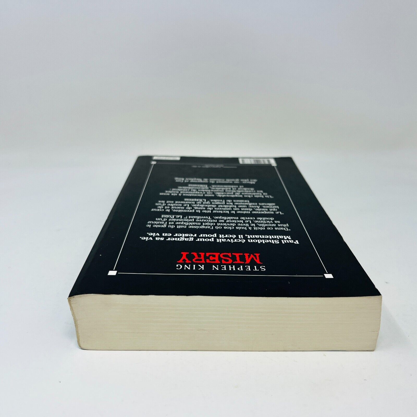 1991 Misery de Stephen King Roman Albin Michel Horreur Français/French Paperback
