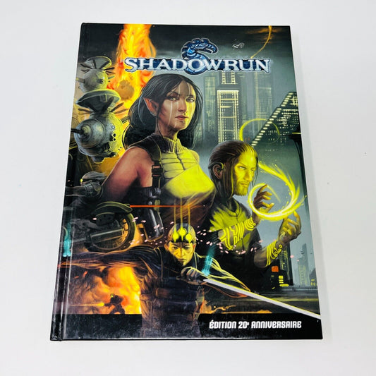 2009 Shadowrun Édition 20ème Anniversaire Livre en Français/French Hardcover RPG