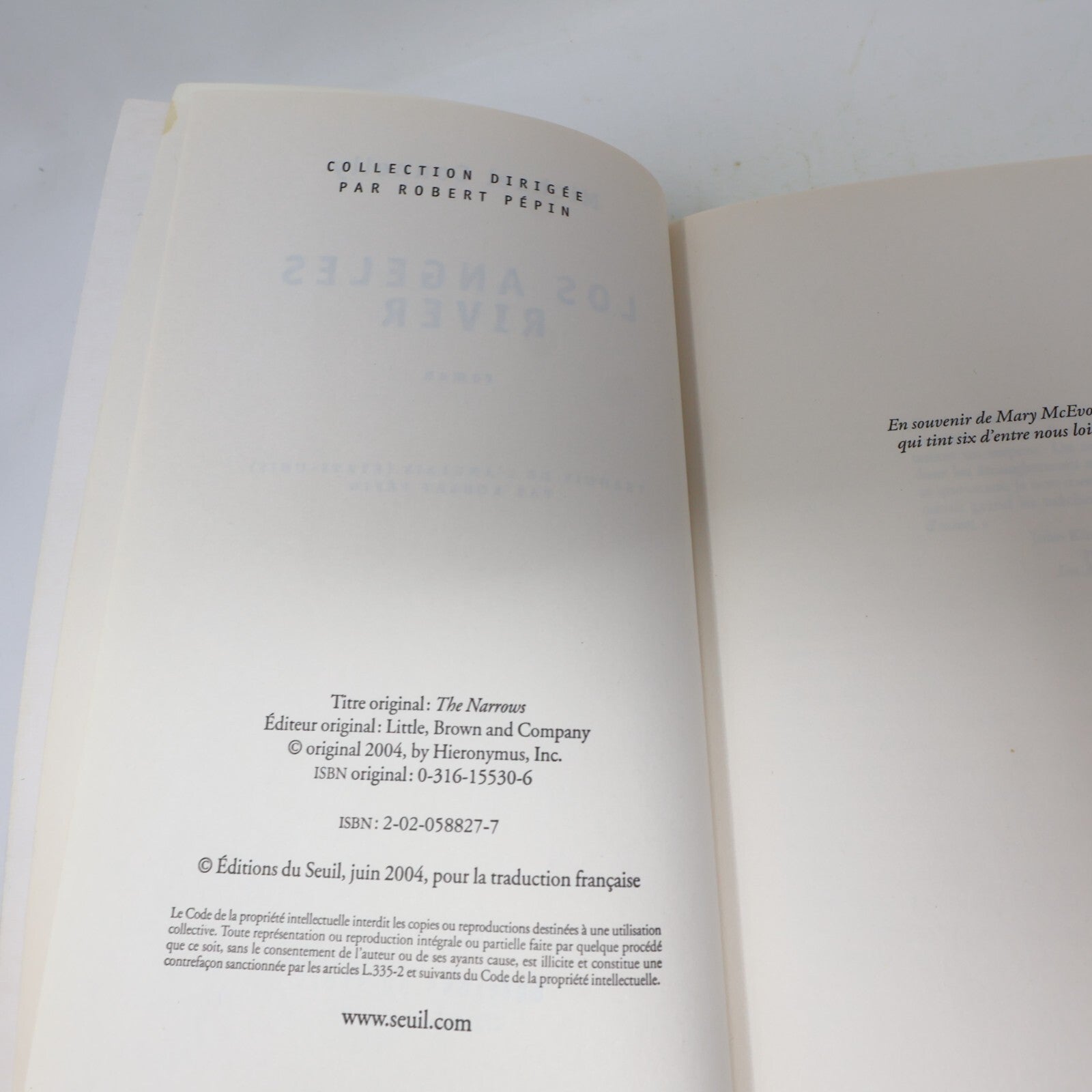 Michael Connelly Lot 6 Livres Deuil Interdit/Los Angeles River/Lumière Morte PB