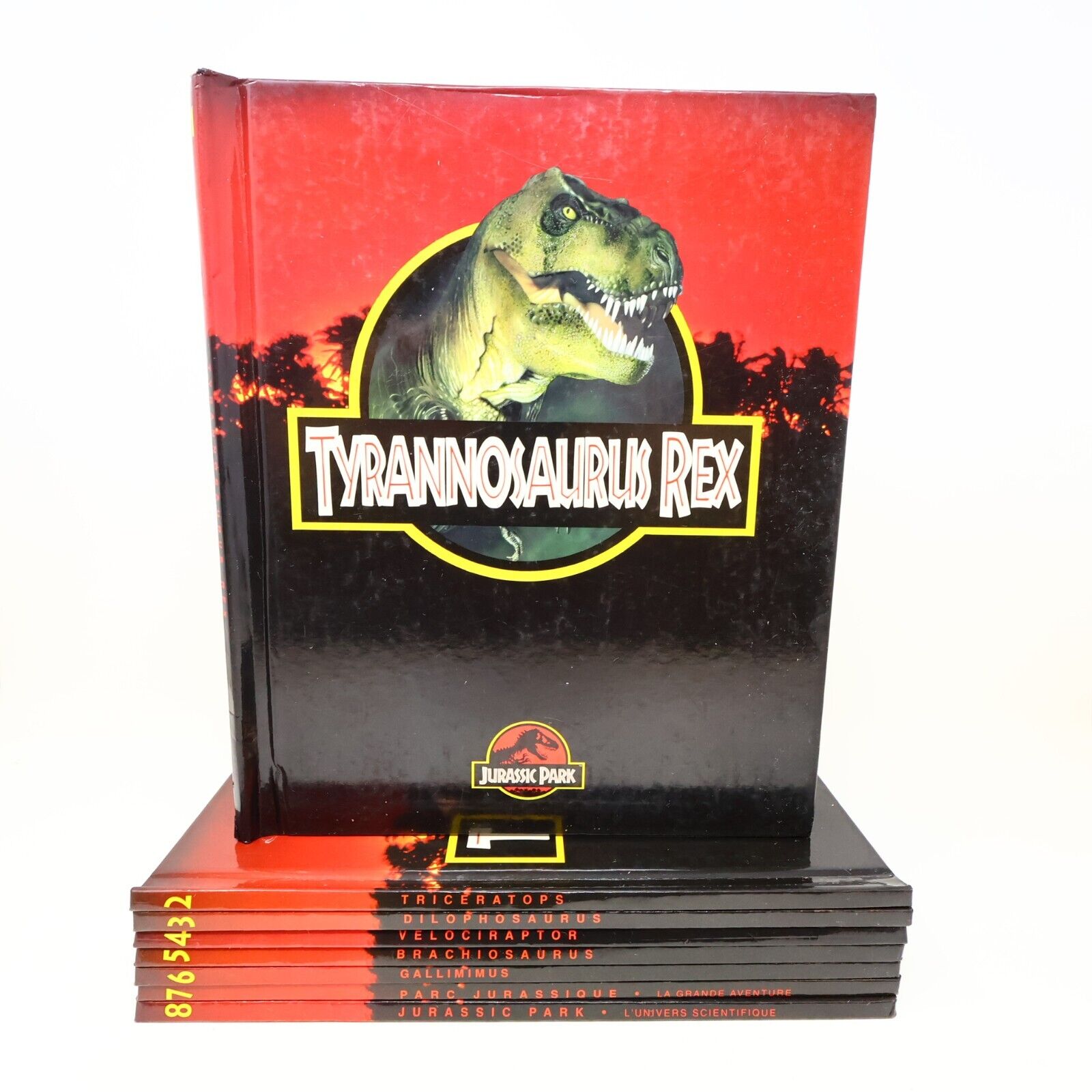 Lot 8 Livres Parc Jurassique #1-8 Jurassic Park Nublar Série Complète Français