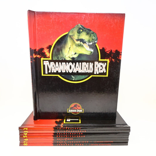 Lot 8 Livres Parc Jurassique #1-8 Jurassic Park Nublar Série Complète Français
