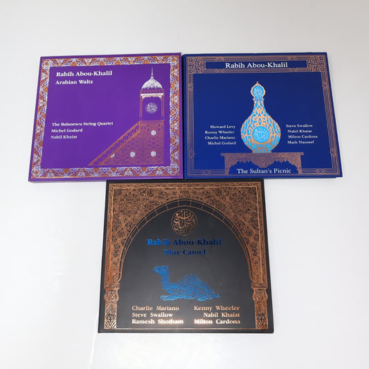 Rabih Abou-Khalil 3 CD Lot Enja Arabian Waltz/Blue Camel/The Sultan's Picnic