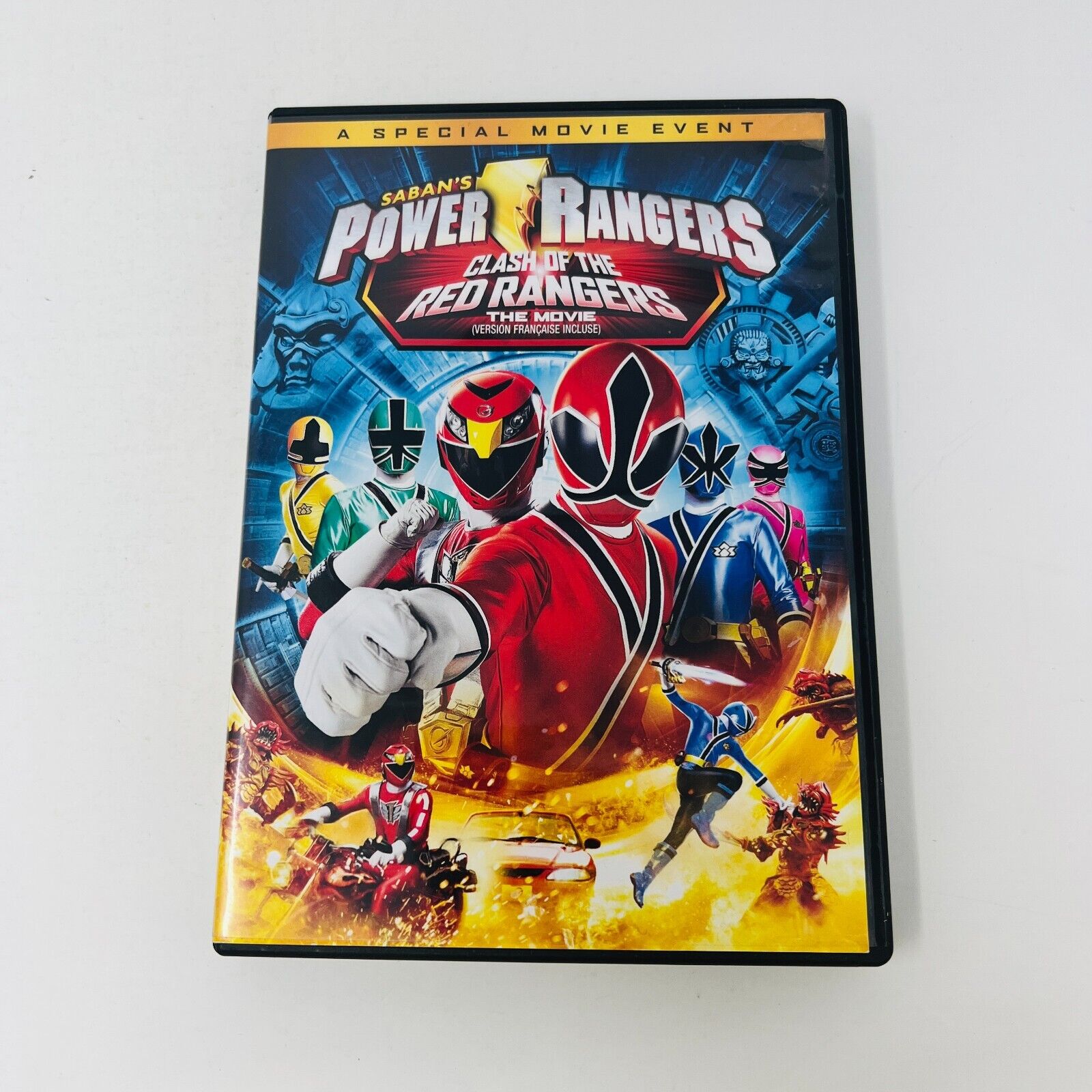 Power Rangers Zeo Vol. 1/Space Vol 1/Clash of the Red Rangers Movie Lot of 3 DVD