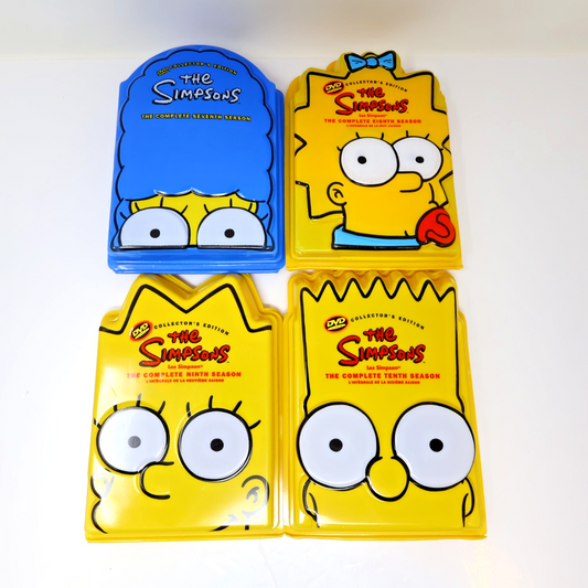The Simpsons The Complete 7-8-9-10 Seasons Lot 4 DVD Molded Head Pack Marge Lisa