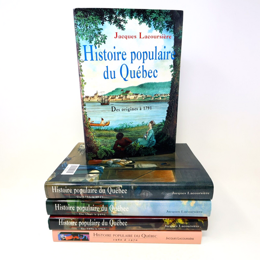 Histoire Populaire du Québec #1-5 Série Complète Jacques Lacoursière Lot Livres