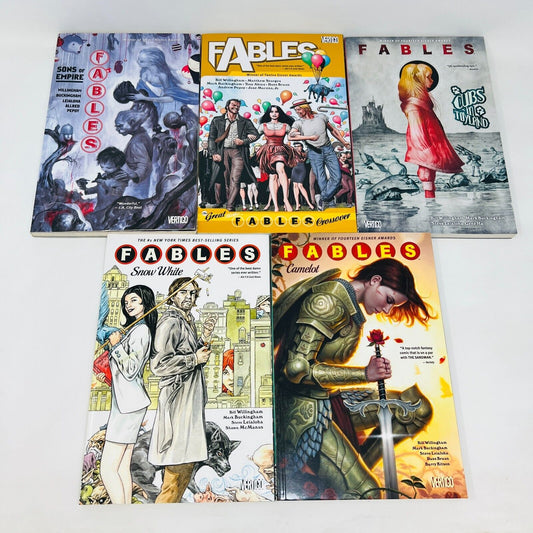 5x Fables #9-13-18-19-20 Bill Willingham/Buckingham/Leialoha Vertigo Comics Lot