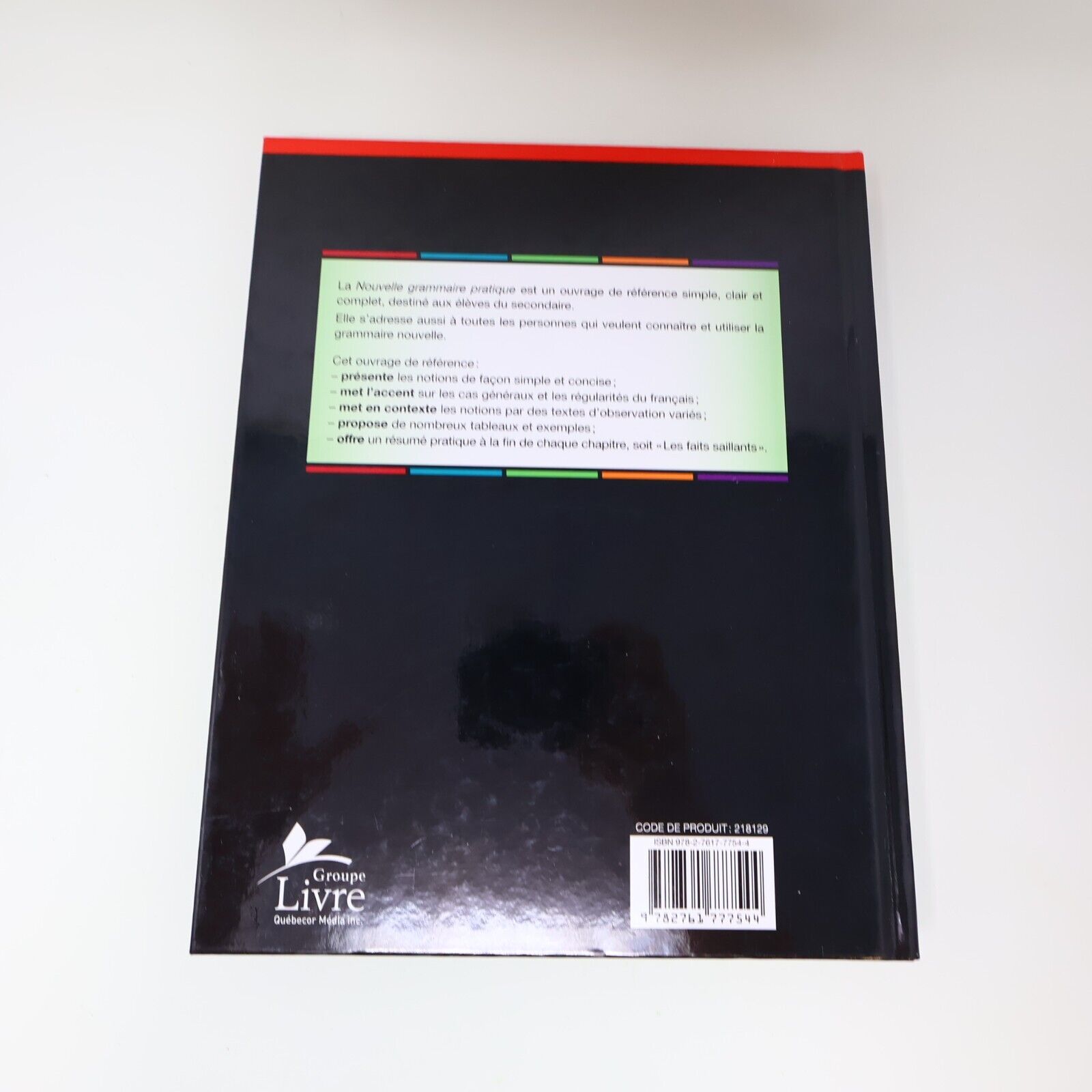 2015 Nouvelle Grammaire Pratique 2E Édition Myriam Laporte Ginette Rochon CEC HC