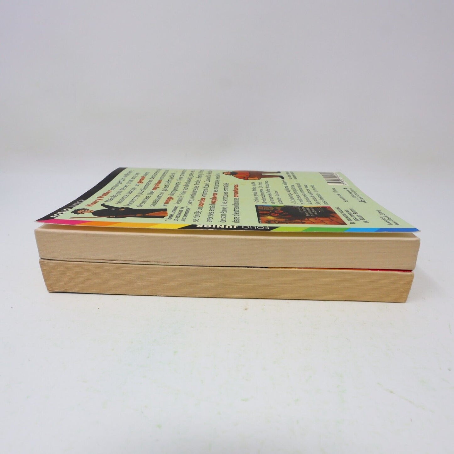 Lot 2 livres illustrés Harry Potter #1-2 Folio Junior 1st Ed Français/French