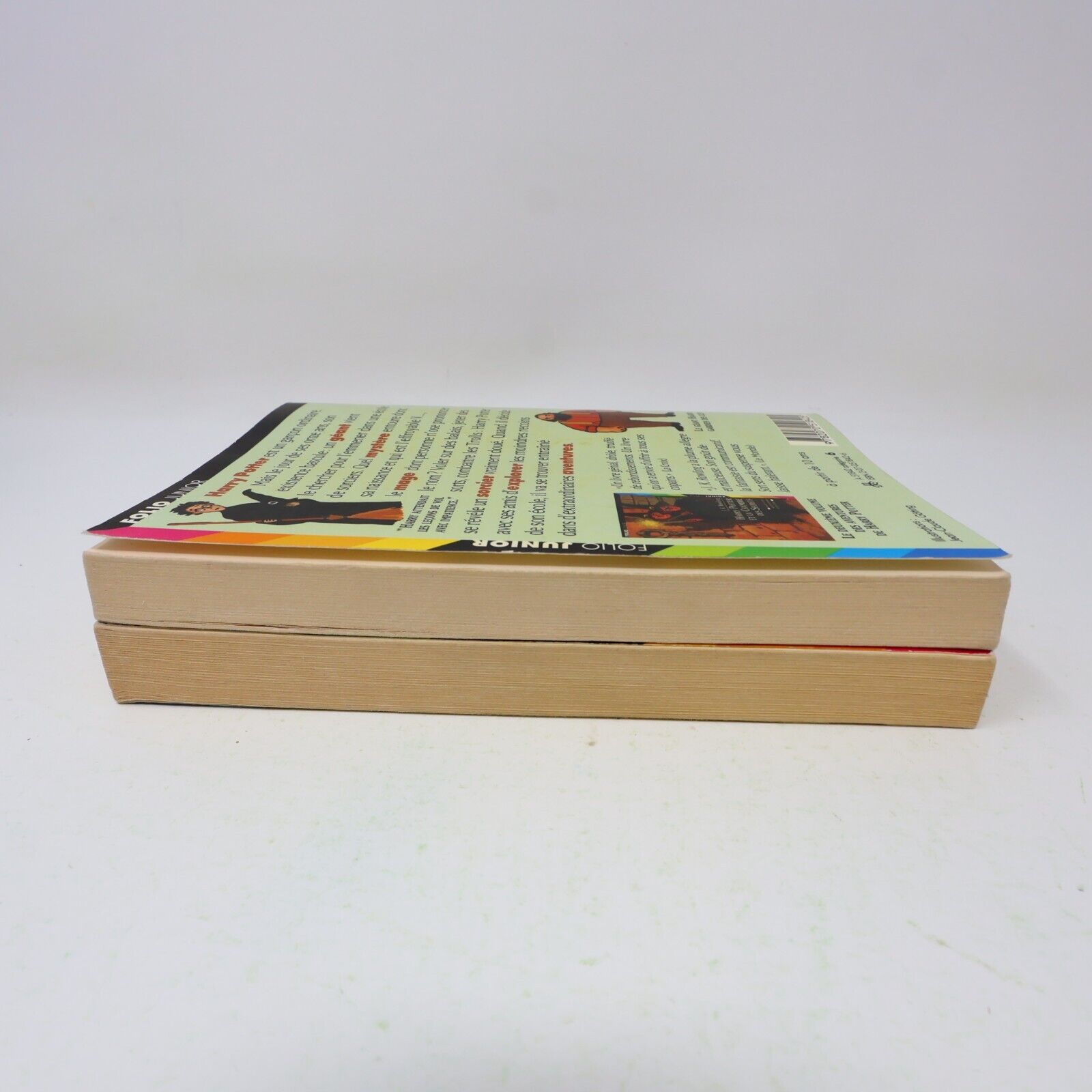 Lot 2 livres illustrés Harry Potter #1-2 Folio Junior 1st Ed Français/French