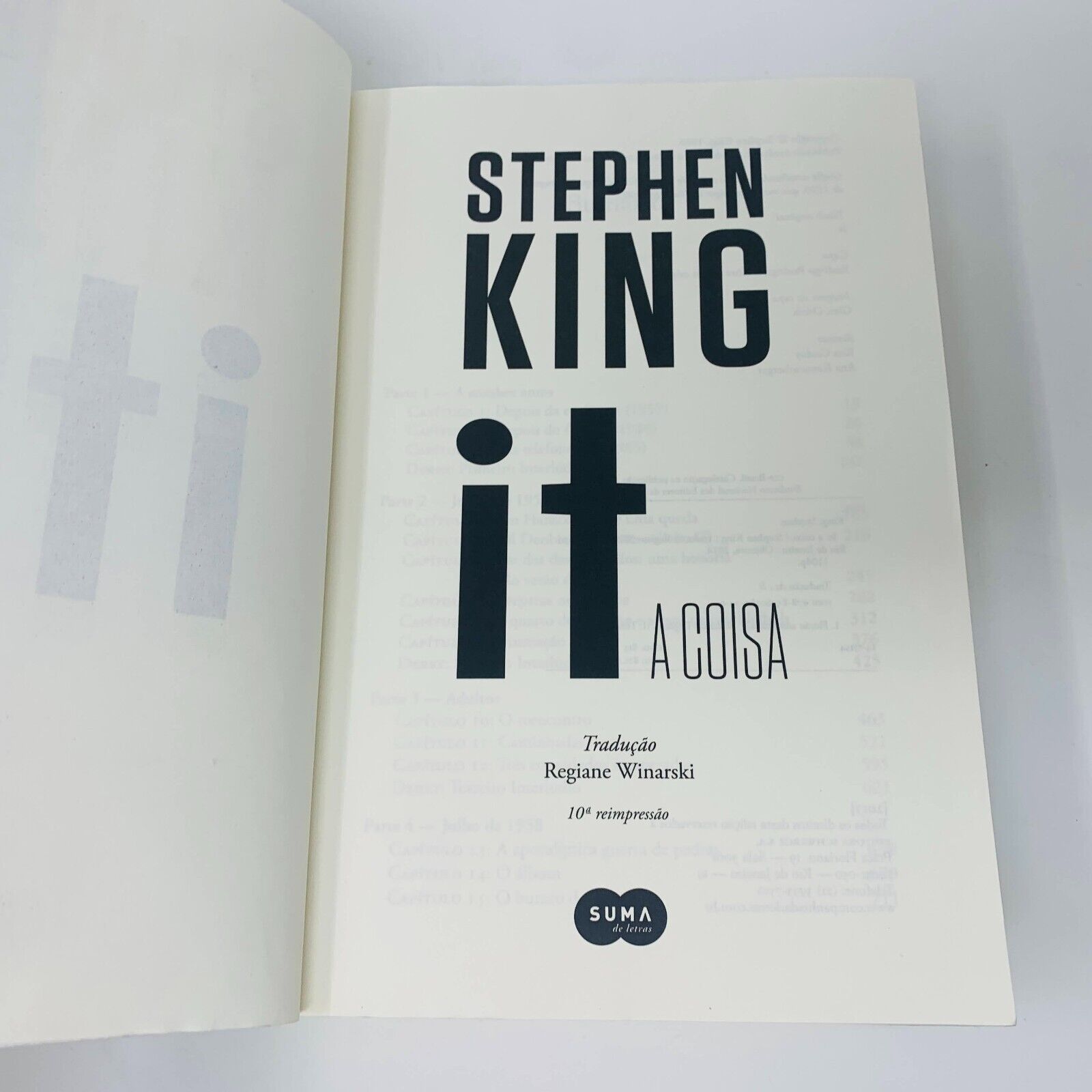 It A Coisa Suma de Letras Stephen King Português Brasileiro/Brazilian Portuguese