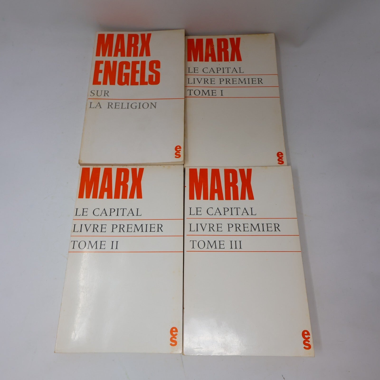 Le Capital #1-8 Lot 9 Livres Karl Marx Éditions Sociales Série Complète Français