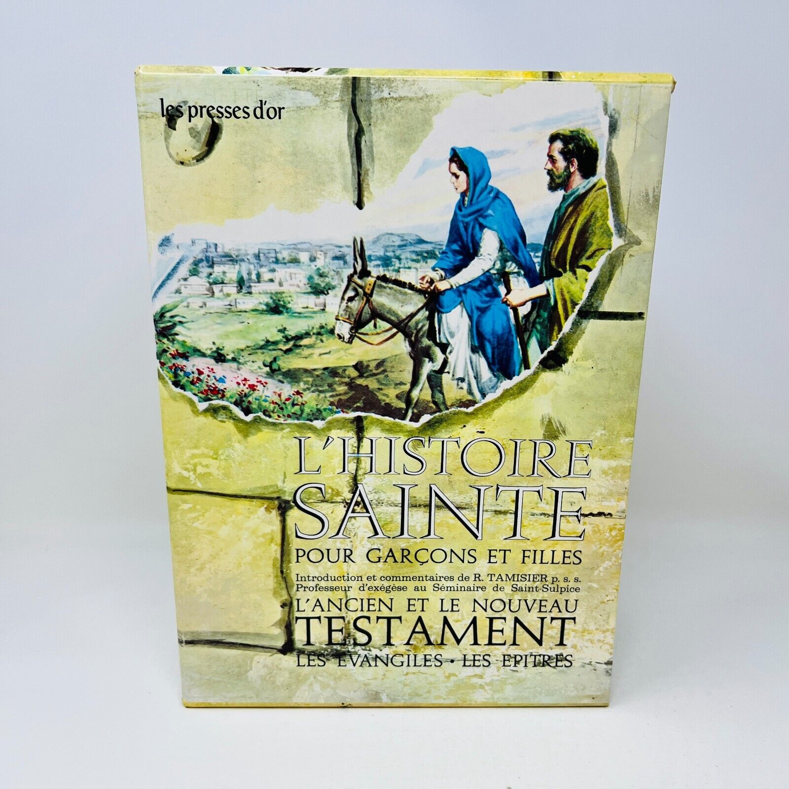 1963 Coffret L'Histoire Sainte pour Garçons et Filles #1-6 Complet Presses D'Or