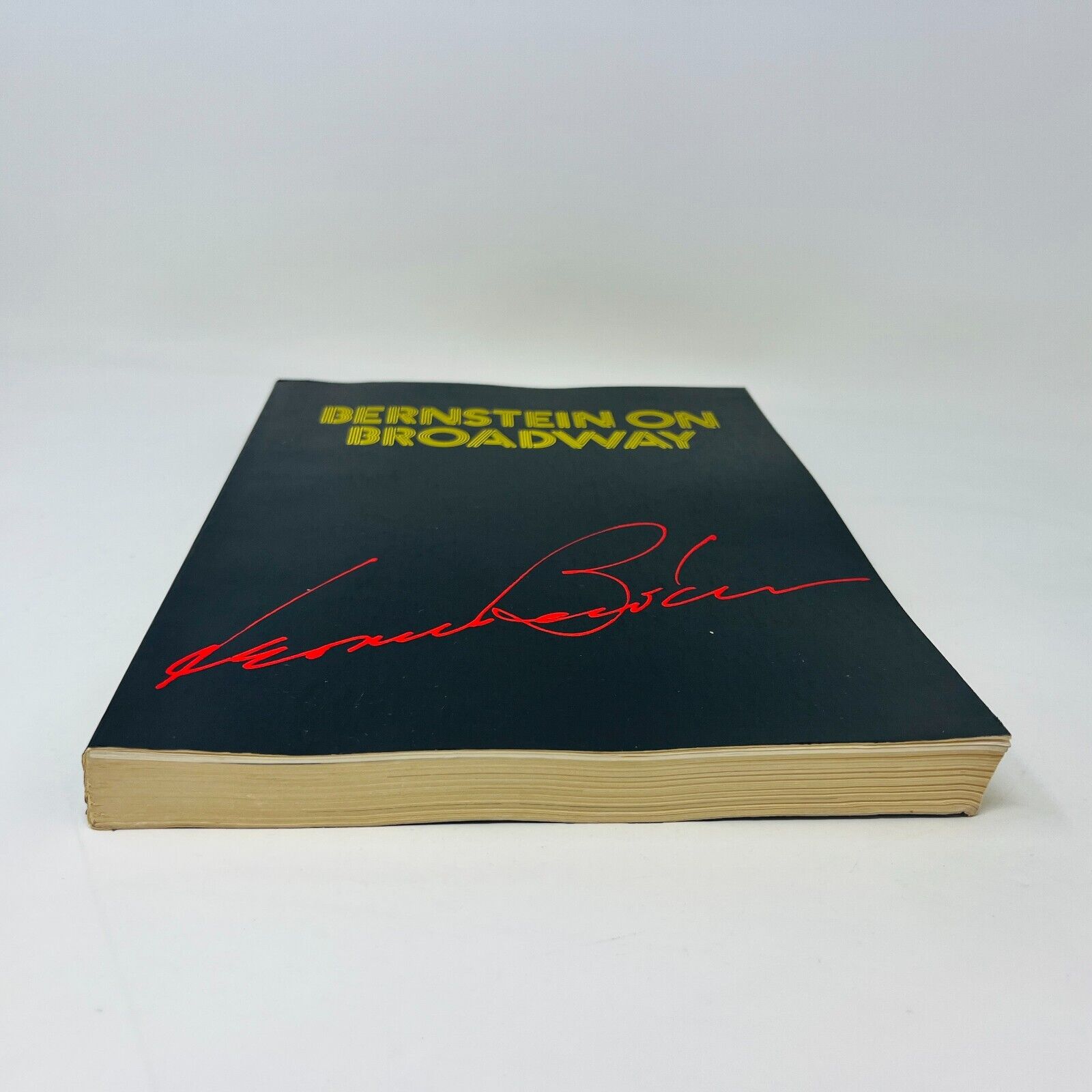1981 Bernstein on Broadway Songbook Piano Vocal Amberson/Shirmer Paperback