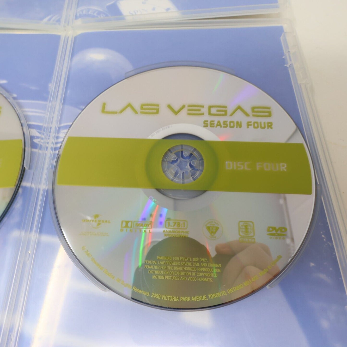 Las Vegas Season Four #4 DVD James Caan Josh Duhamel 2006 NTSC 16:9 Tested