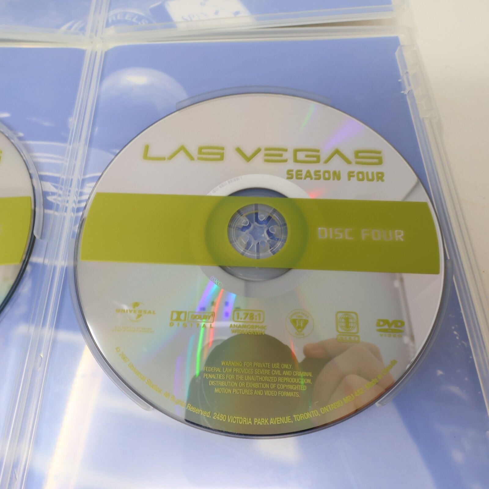 Las Vegas Season Four #4 DVD James Caan Josh Duhamel 2006 NTSC 16:9 Tested