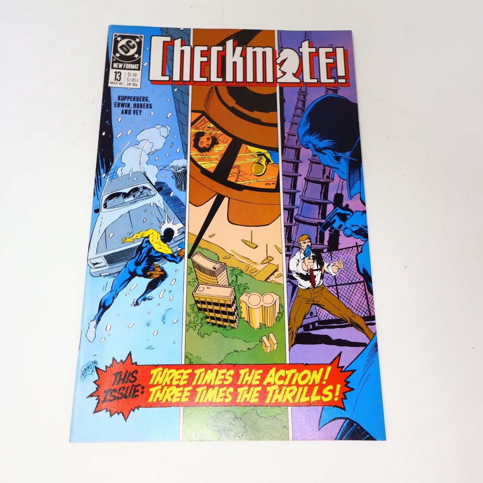 Lot 5 Comics Checkmate #6-7, 9, 13 Kupperberg/Erwin/Hoberg/Vey DC 1988-89