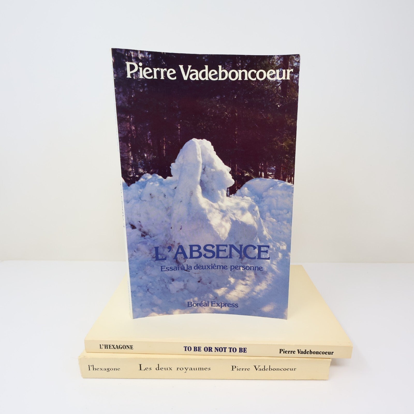 Pierre Vadeboncoeur Lot 3 Livres L'Absence/To Be/Deux Royaumes Essais Politique