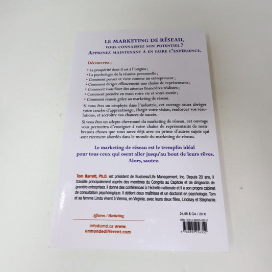 2007 Allez au Bout de Vos Rêves Tom Barrett Économie Marketing Monde Différent