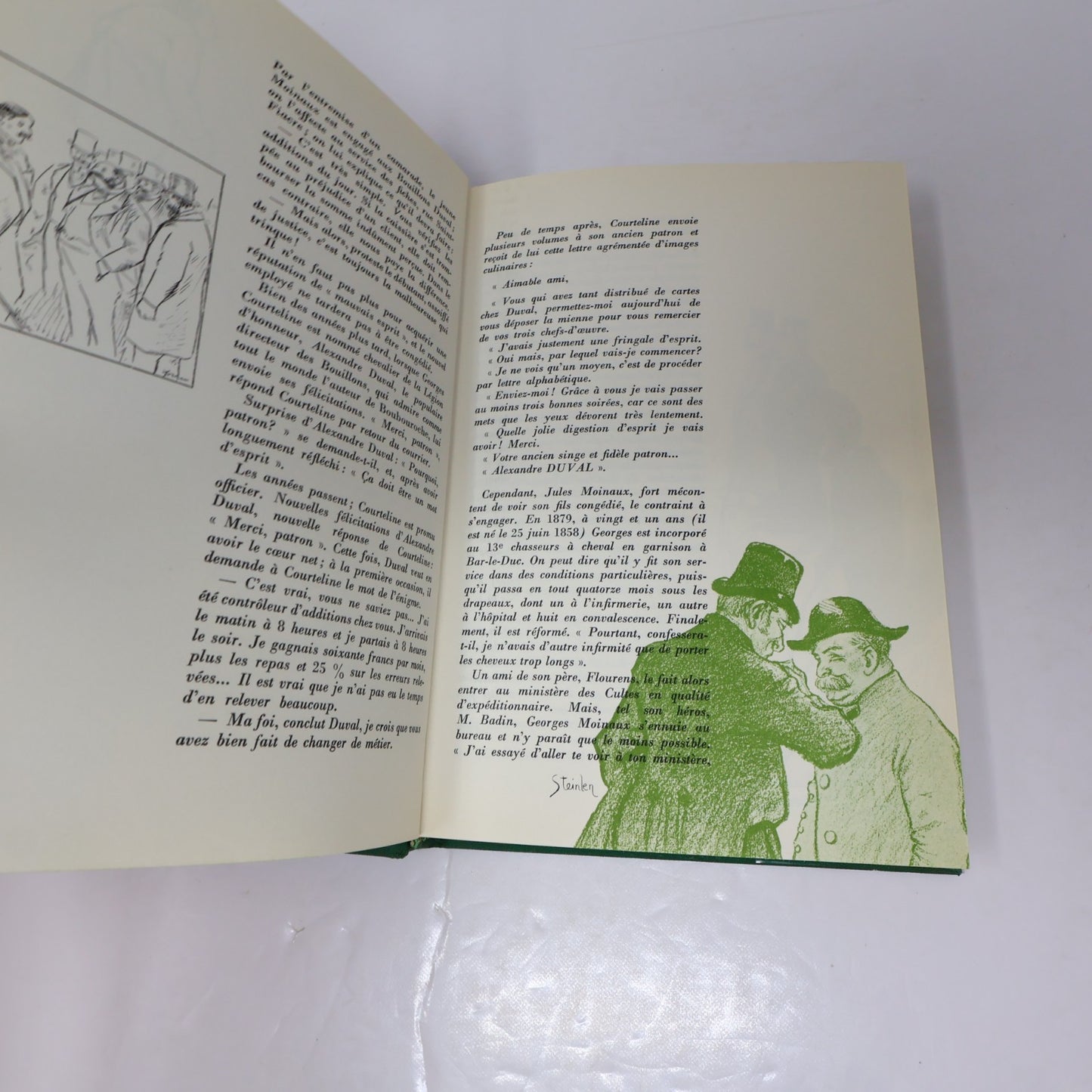Messieurs les Ronds-De-Cuir Courteline Les Flammes Flammarion 1958 HC Numéroté
