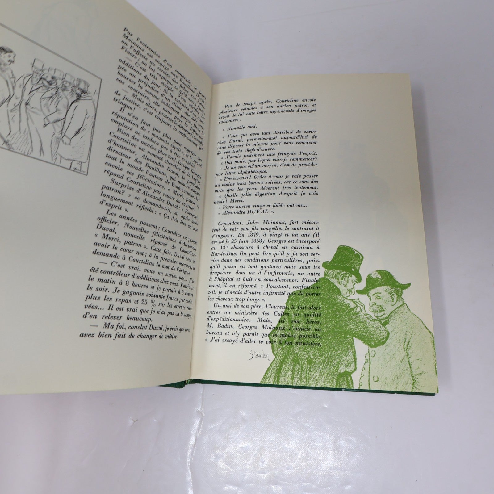 Messieurs les Ronds-De-Cuir Courteline Les Flammes Flammarion 1958 HC Numéroté