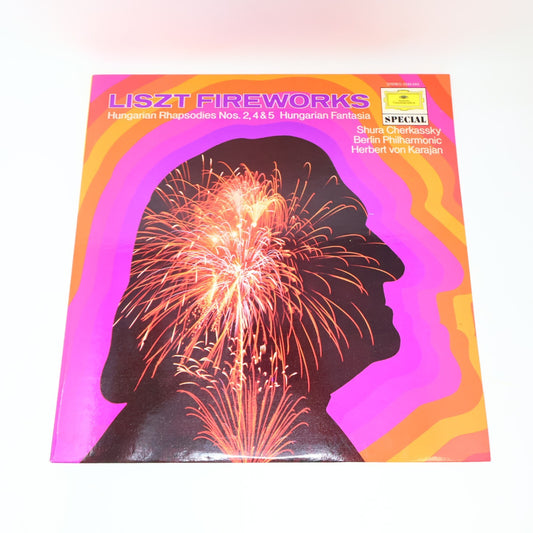 Liszt Fireworks von Karajan Cherkassky Berlin Philharmonic LP Record 2530 788