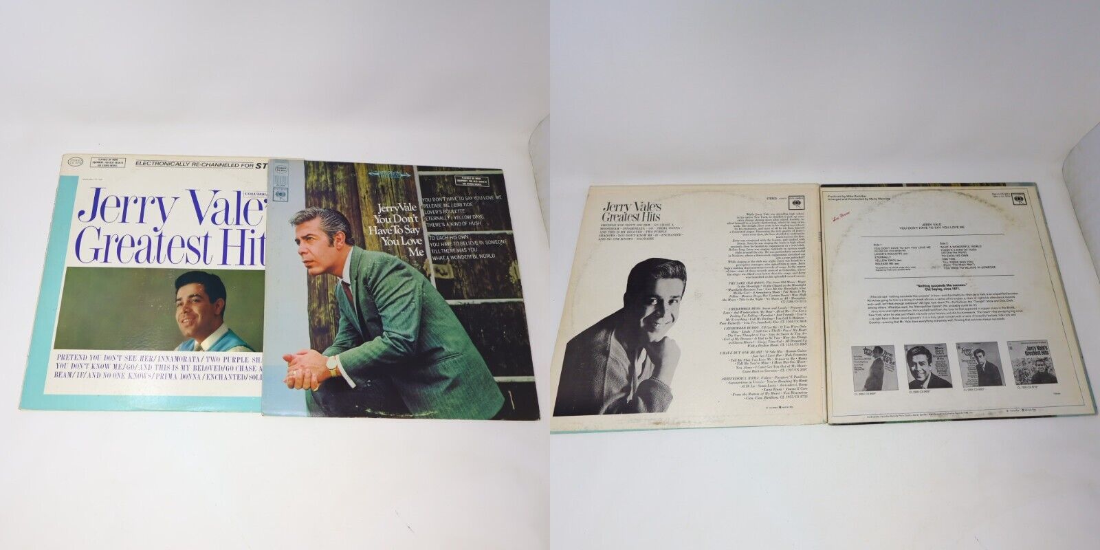 Lot of 25 Jerry Vale LP Record Vinyl Till the End of Time Greatest Hits 1960s