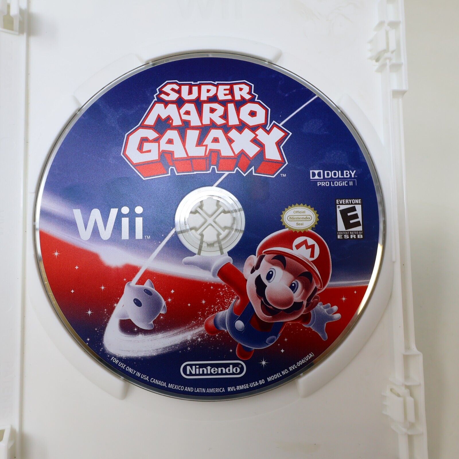 Super Mario Galaxy for the Wii Nintendo Selects Tested NTSC NTSC Video Game Bee