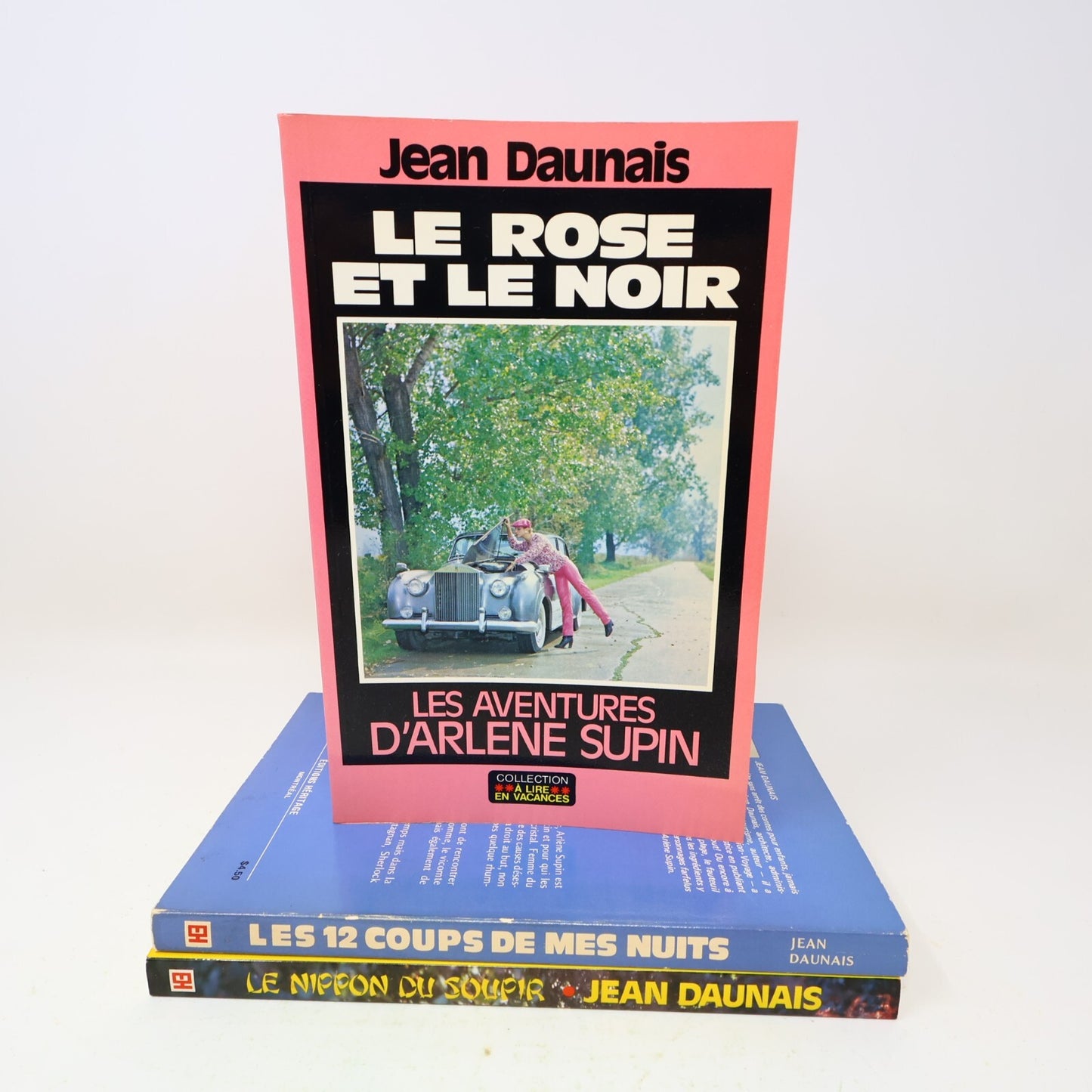 Jean Daunais Lot 3 Livres Les Aventures d'Arlene Supin Nippon du Soupir Policier