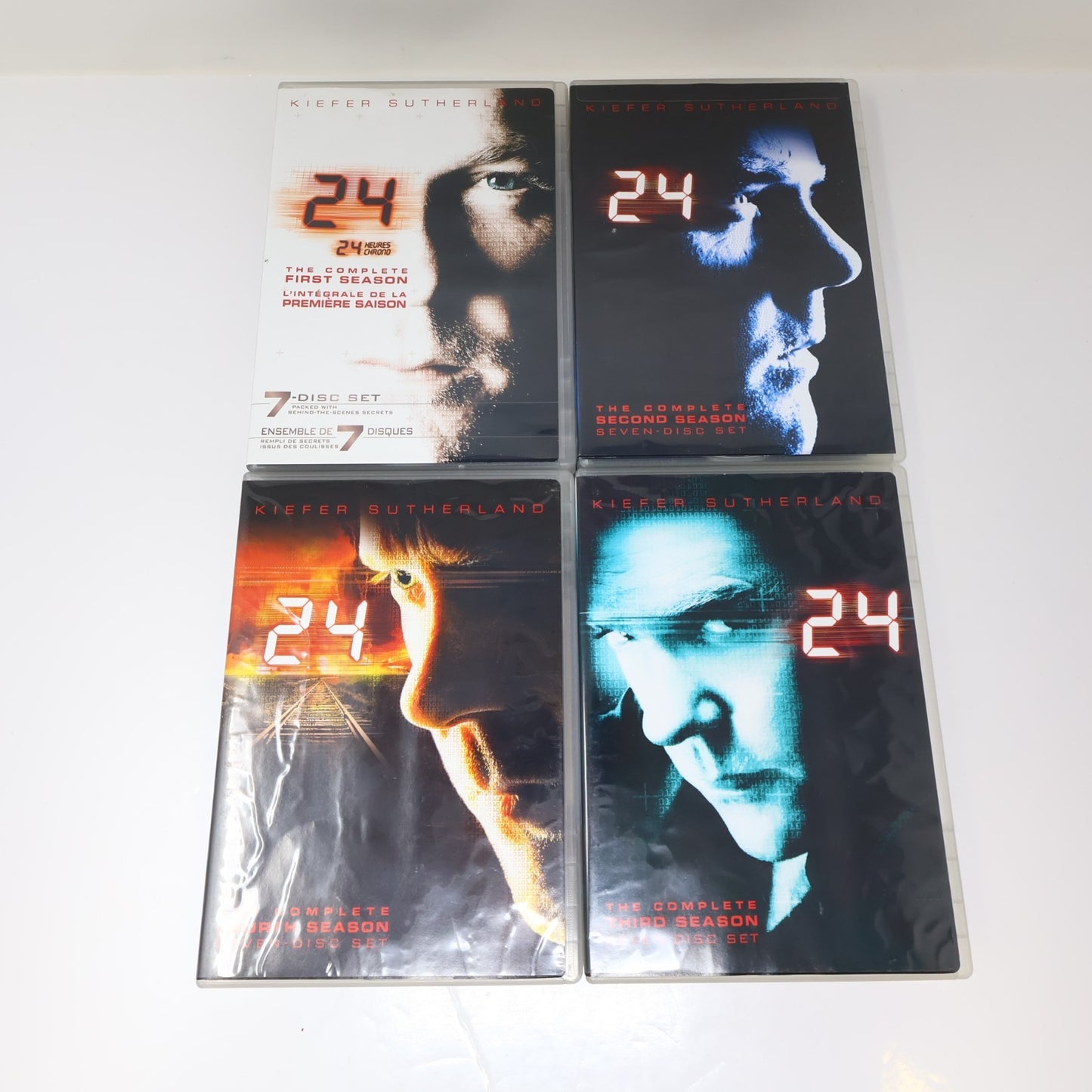24 The Complete Series DVD Season 1-8 + Redemption + Bonus NTSC 56-Disc English