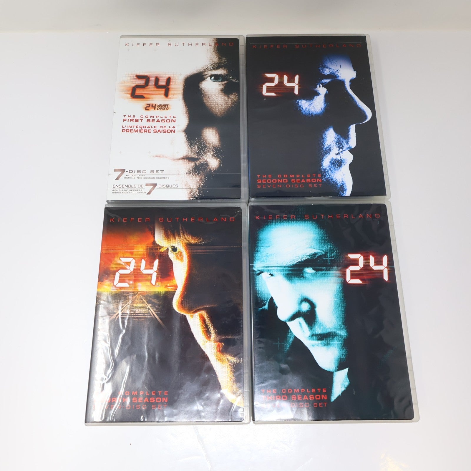 24 The Complete Series DVD Season 1-8 + Redemption + Bonus NTSC 56-Disc English