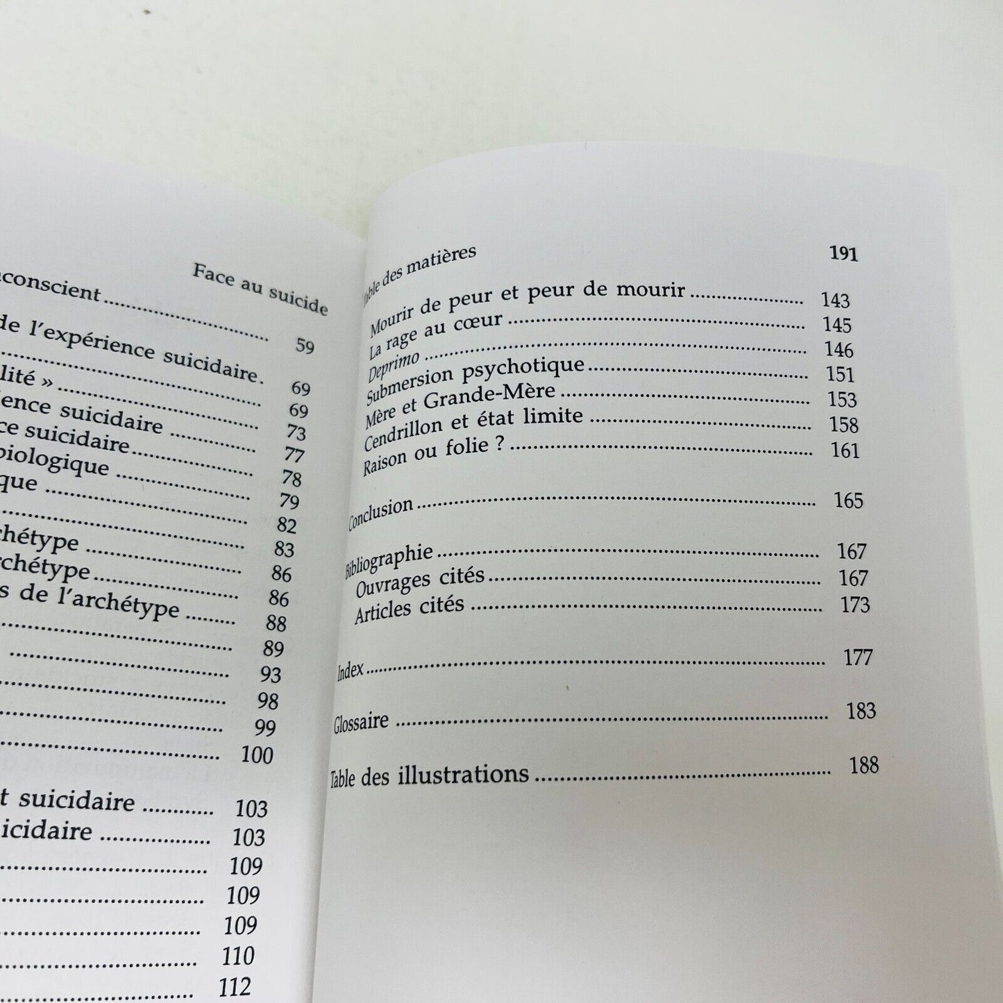 1997 Face au Suicide Bordeleau L'Expérience Suicidaire Perspective Archétypale